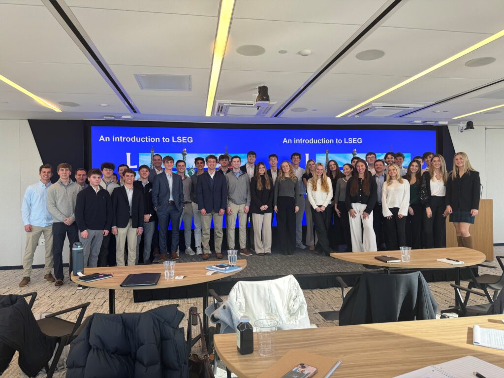 Students visit London Stock Exchange in NYC