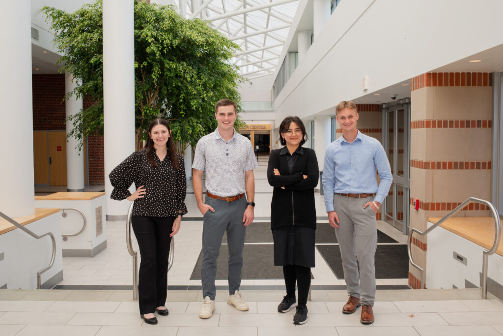 Students in professional outfits